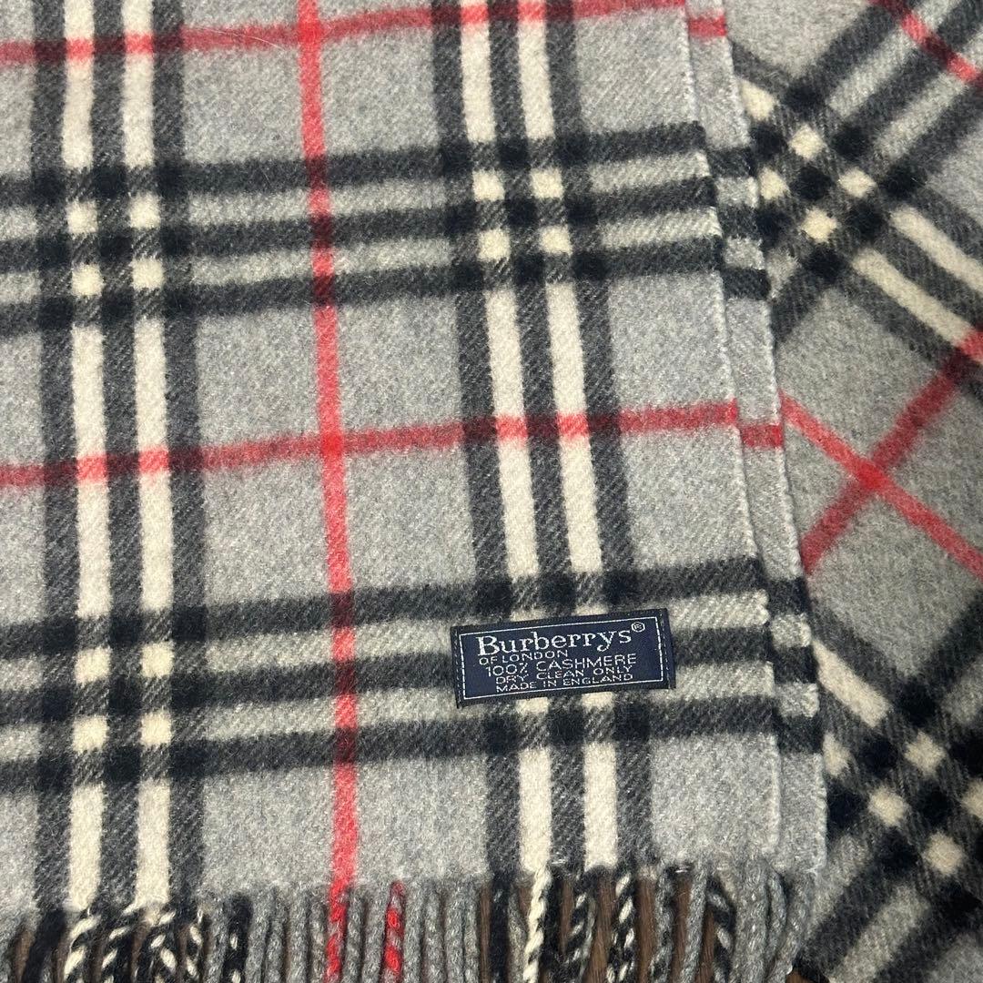 BURBERRY マフラー チェック ノバチェック カシミヤ