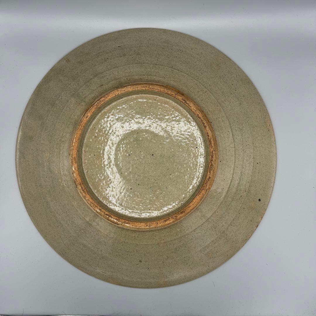 益子焼　大畑耕雲作　武者絵皿　未使用品