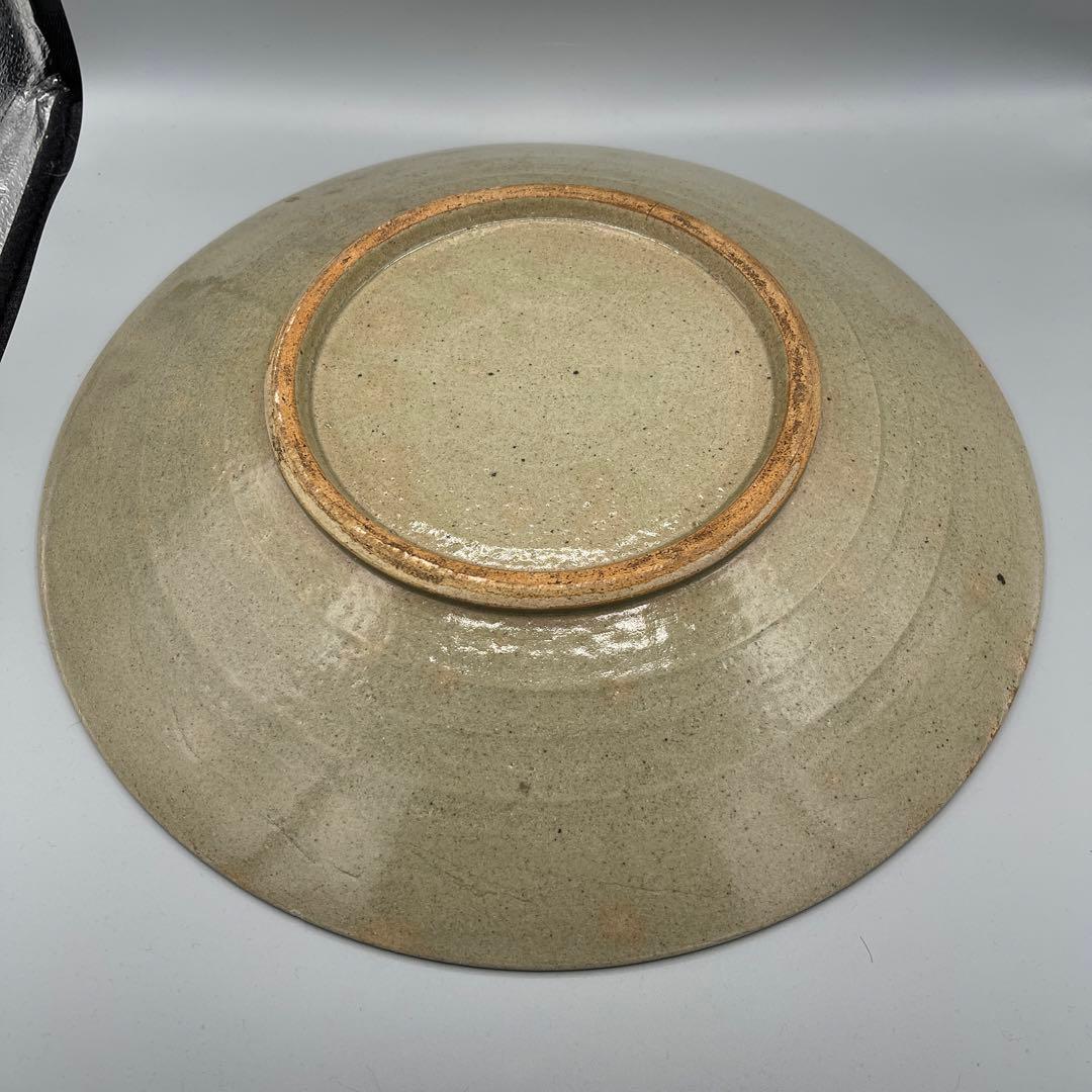 益子焼　大畑耕雲作　武者絵皿　未使用品