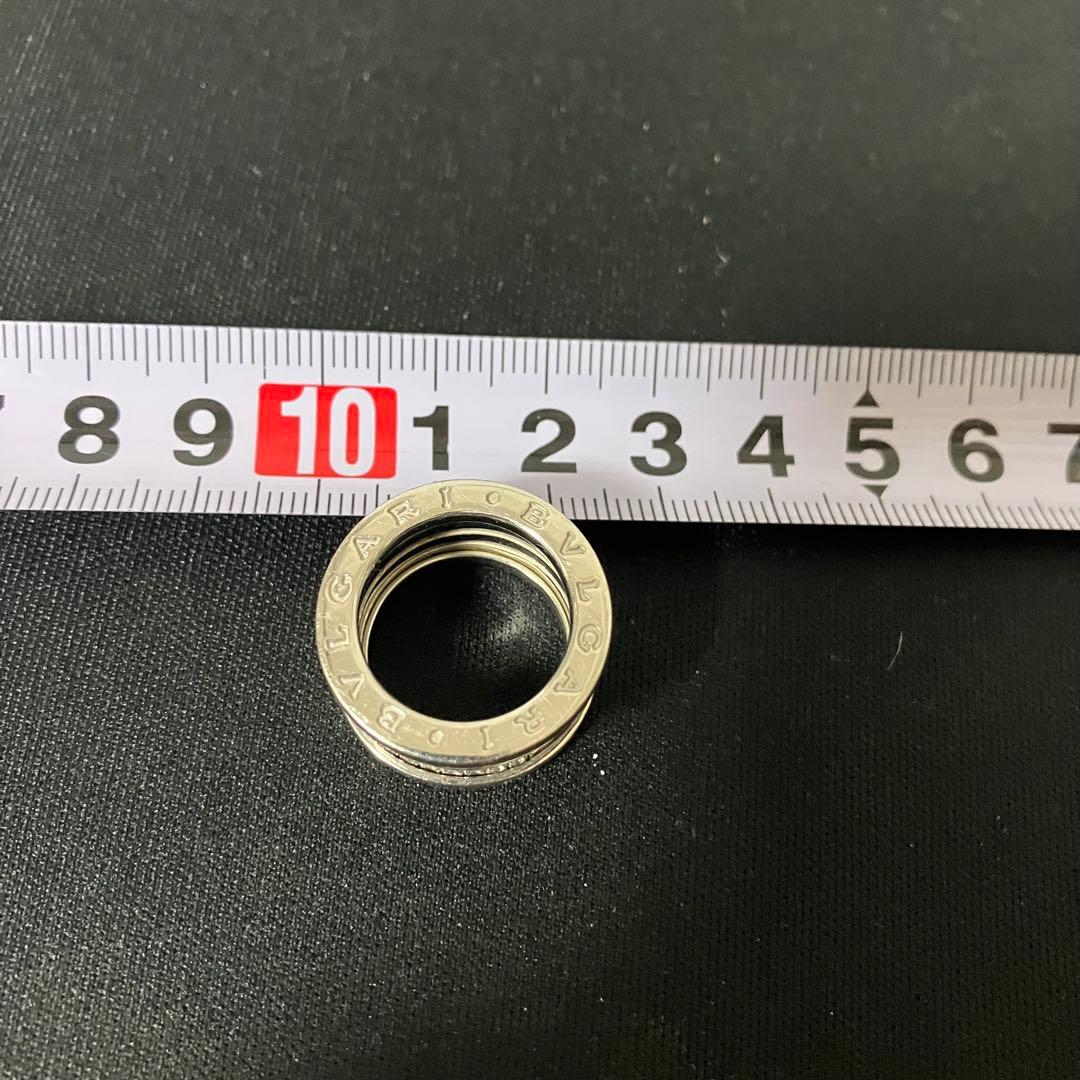 ブルガリ BVLGARI　ビーゼロワン　ダイヤモンド パヴェ　K18WG 750