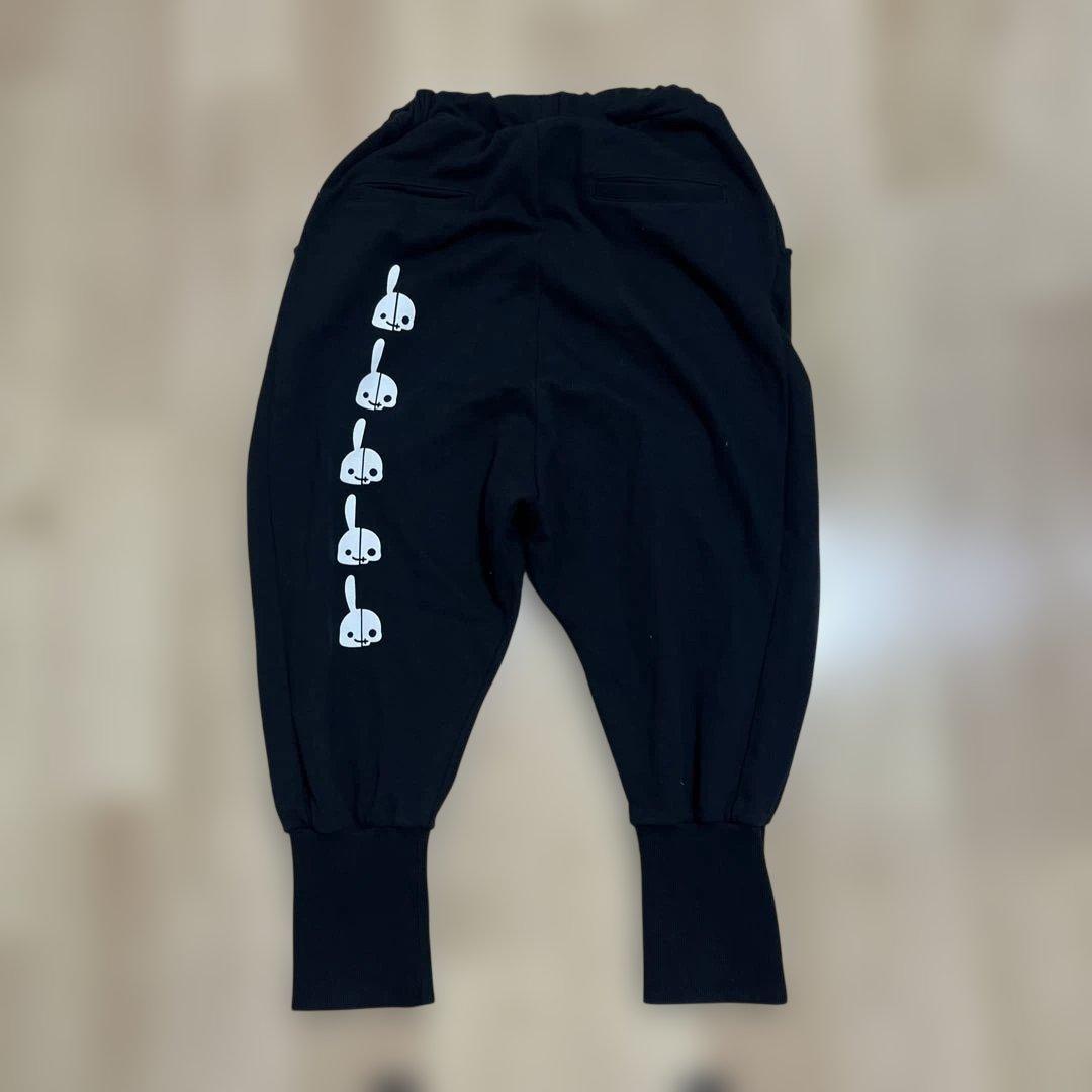 CUNE DDDC サルエルパンツ スウェット　ブラック