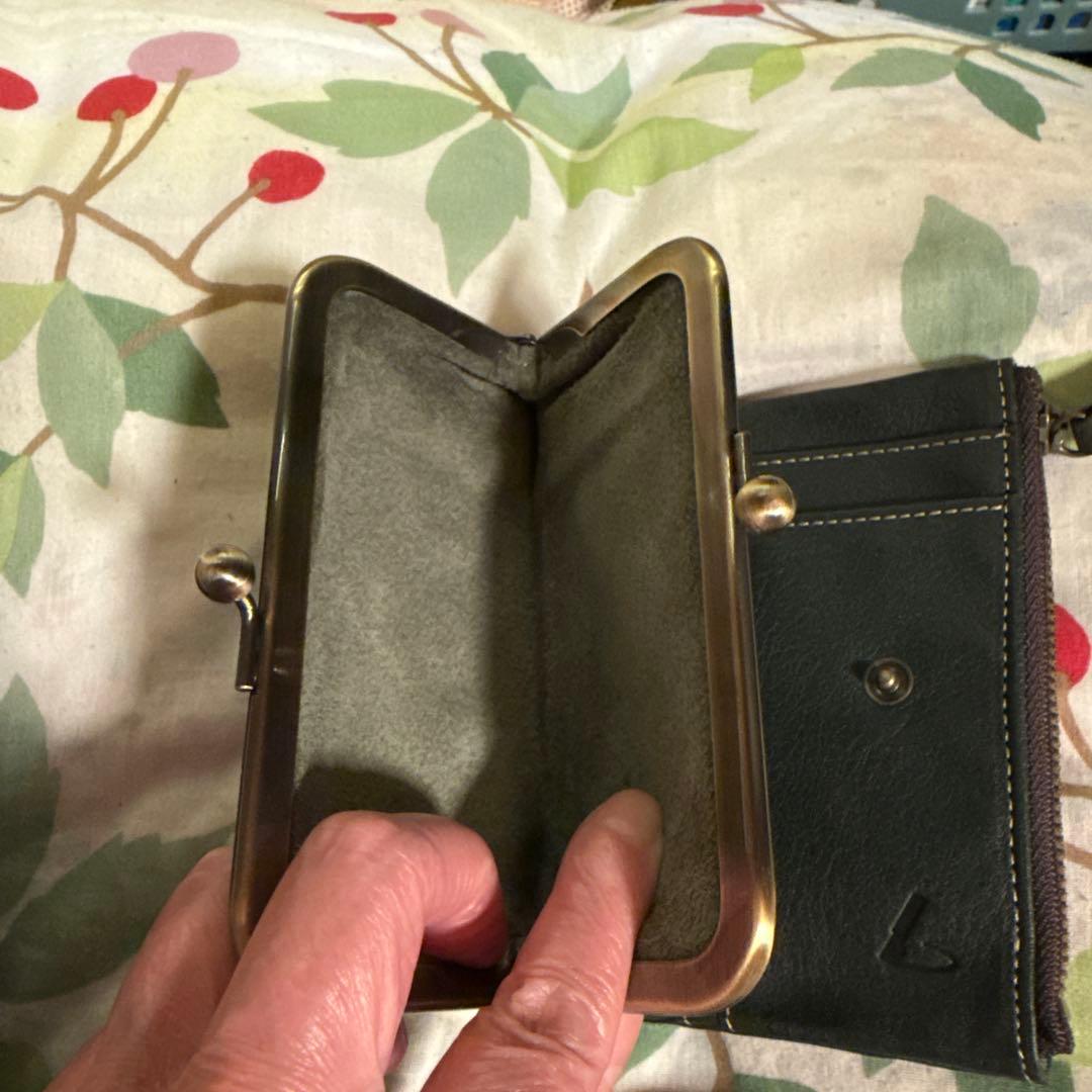 土屋鞄 トーンオイルヌメ2つ折り財布 限定色 ダークグリーン