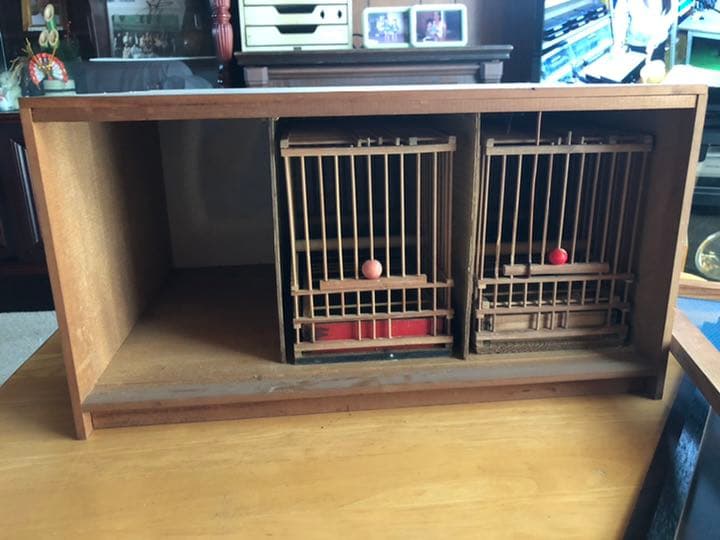 木製　ウグイス籠