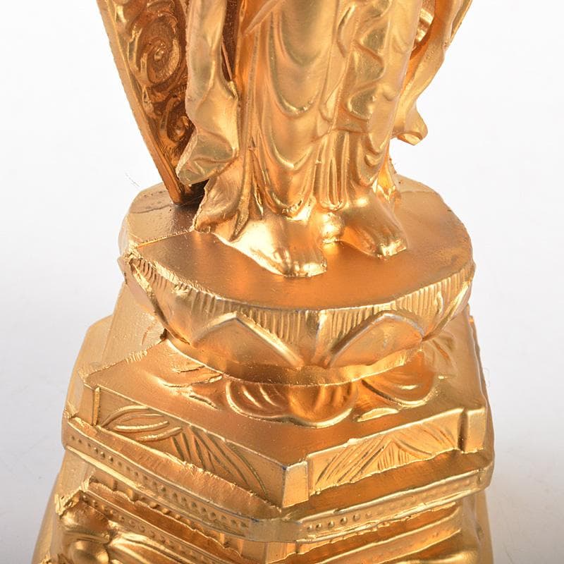 仏教美術　古銅鍍金　観音菩薩像　仏像　C　6041