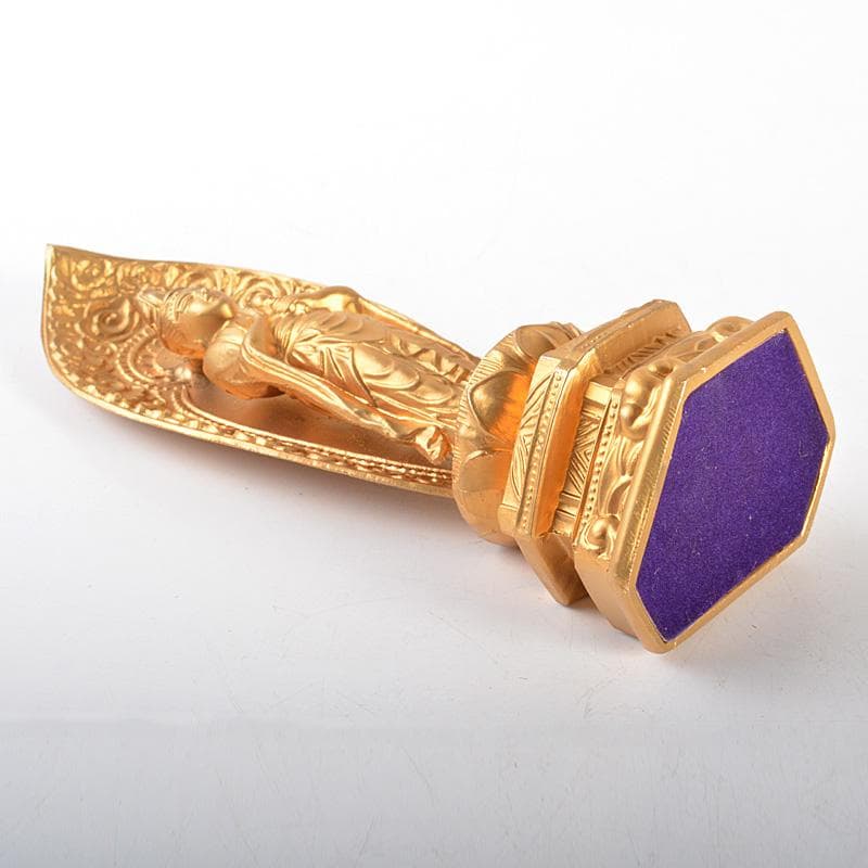 仏教美術　古銅鍍金　観音菩薩像　仏像　C　6041