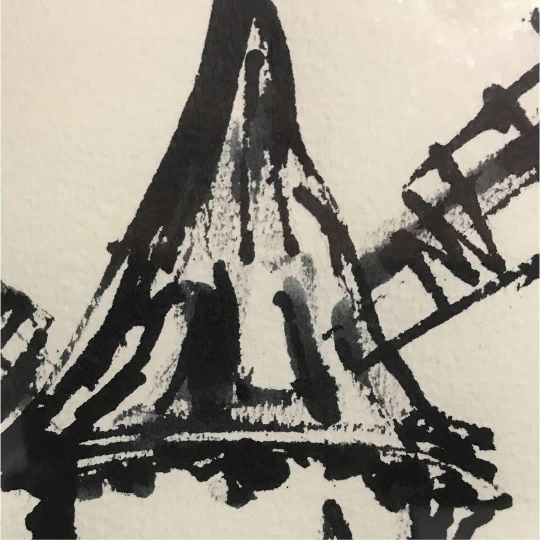 ペン画   鈴木 康雄 画伯作品  4号　値下げ