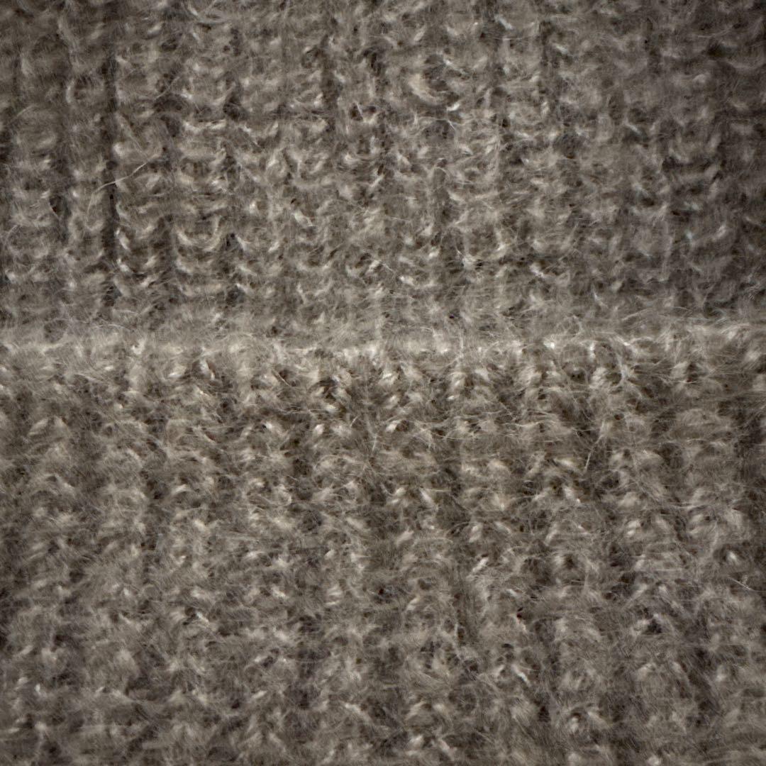美品　chisaki ニット帽　アッシュグレー