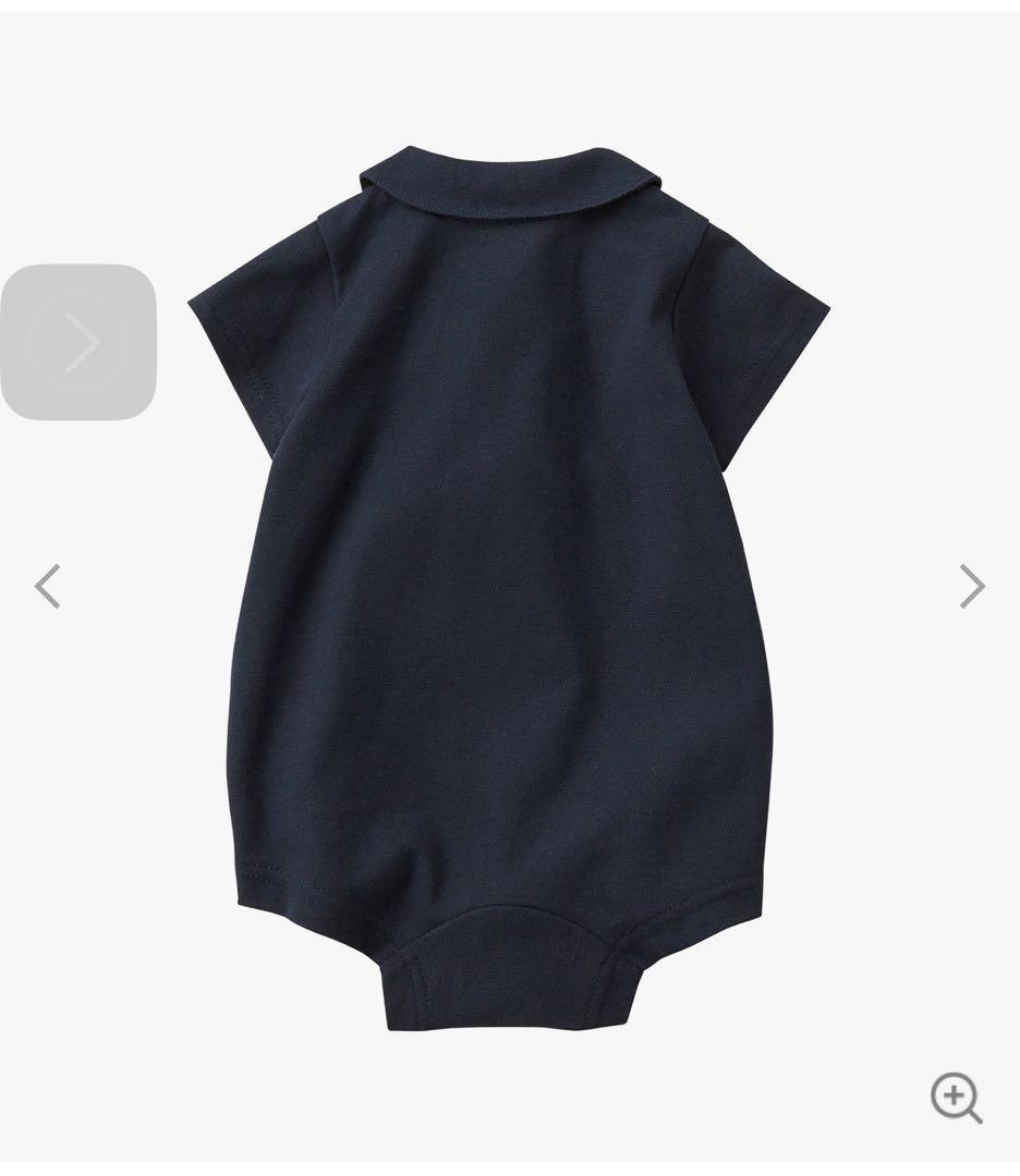 .e_e.【新品未使用未開封】familiar ネイビー刺繍ロンパース＋