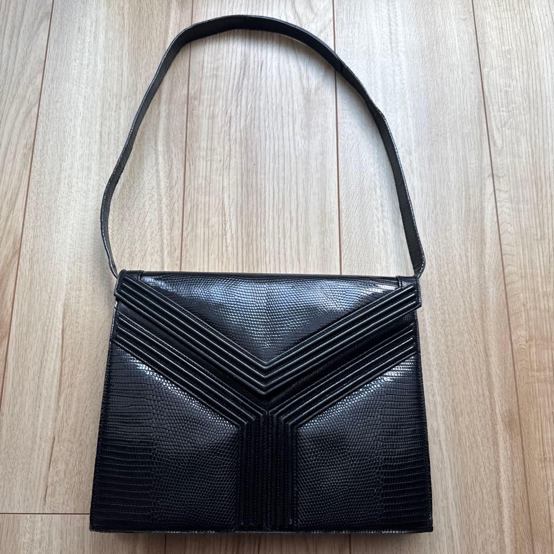 Yves Saint Laurent イヴ・サンローラン　レザー　ハンドバッグ