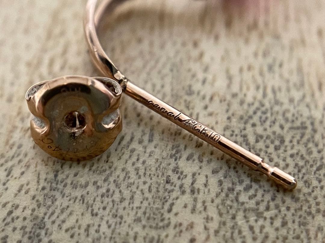 カナル4℃ K10 ピアス 両耳 2点セット