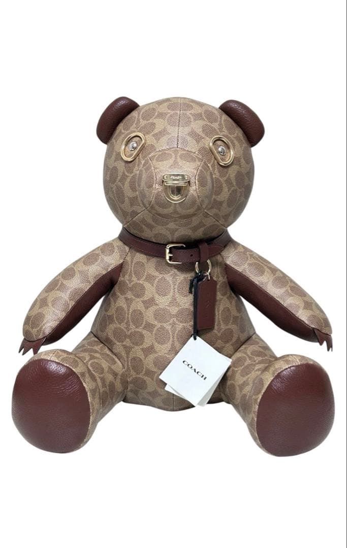 COACH コレクティブル ベア・シグネチャーキャンバス　ラージ