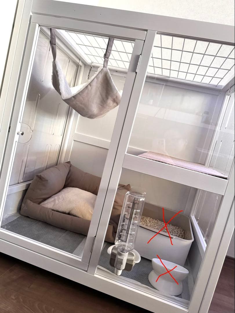 アクリルキャットケージ