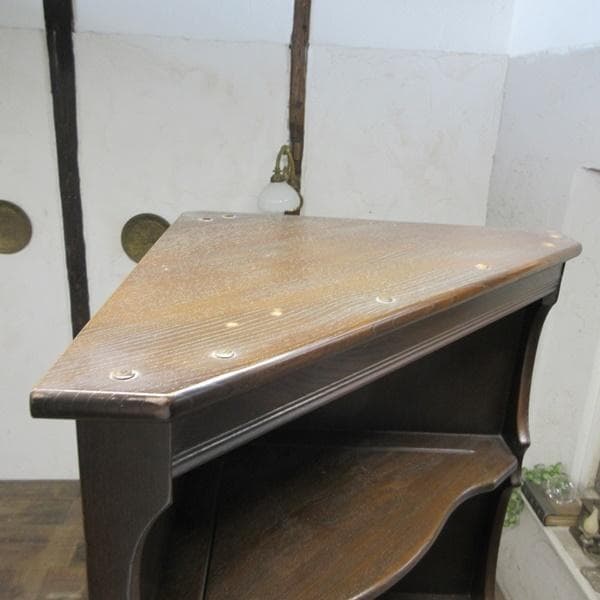 イギリス ビンテージ 家具 アーコール コーナーキャビネット 英国 6997d