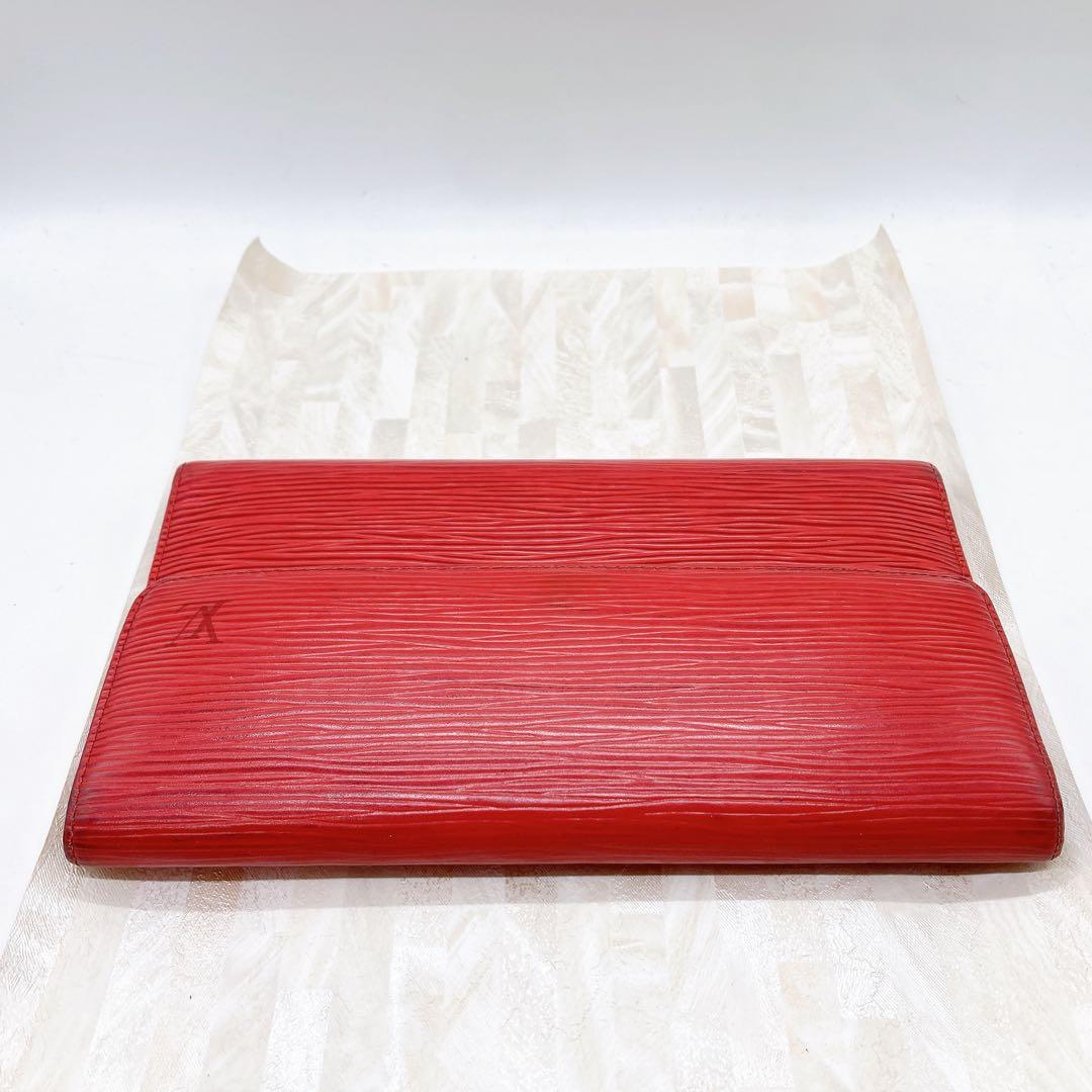 LOUIS VUITTON 二つ折り財布　エピ　レッド　CA0923 正規品