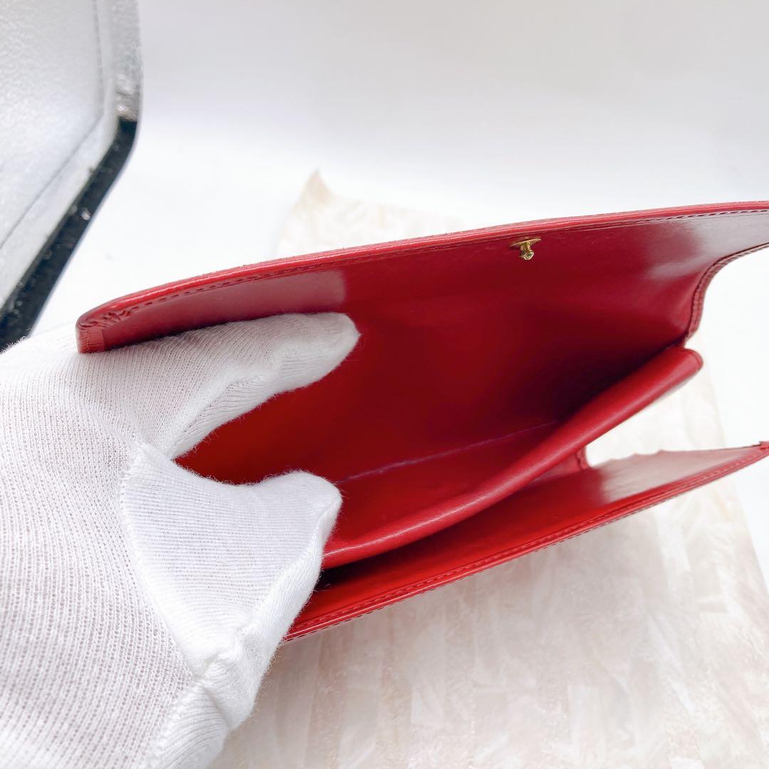 LOUIS VUITTON 二つ折り財布　エピ　レッド　CA0923 正規品