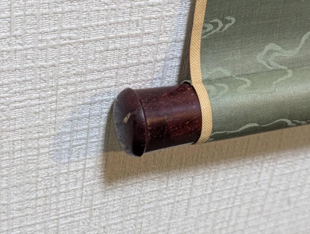 【真作】掛軸　西宮仙凌　瀑布図　大正期の破墨山水掛軸　合箱入　T72