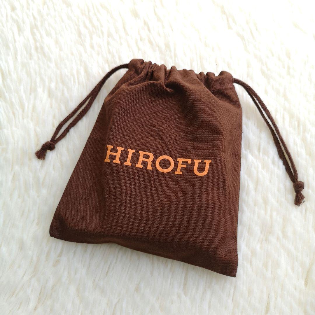 美品 HIROFU ソープラ ２つ折り財布 人気 グレー 付属品有り