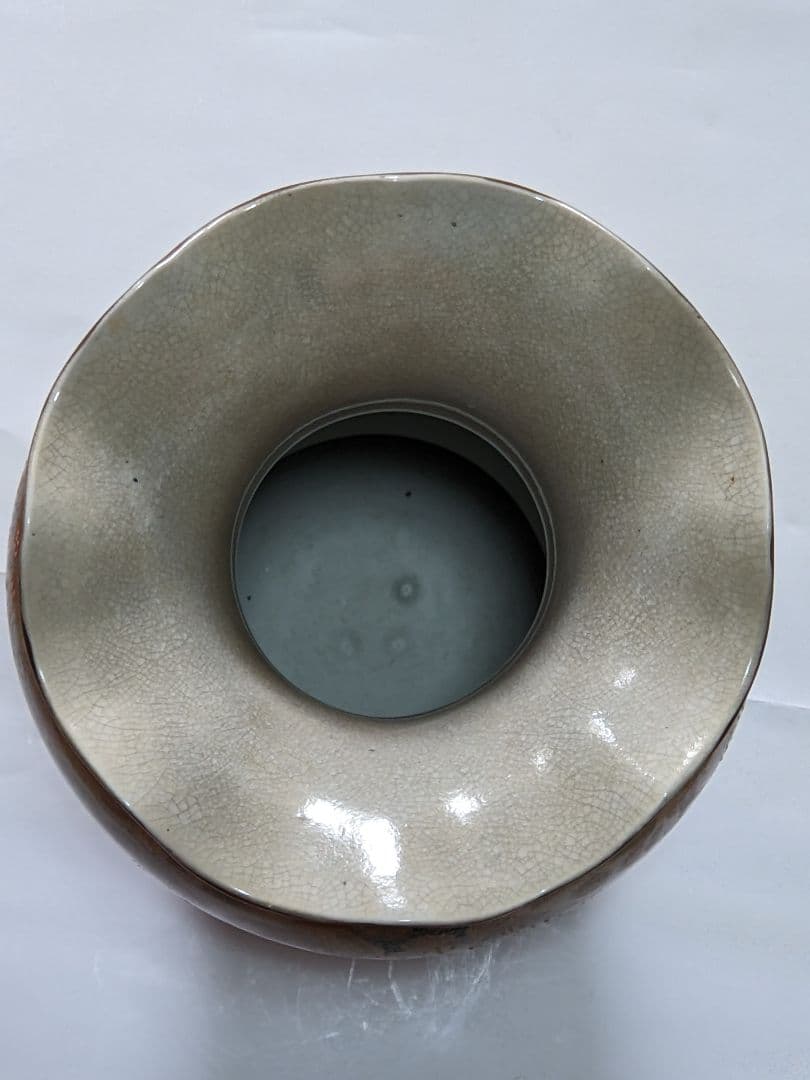 ♦越前 九谷焼 金彩色絵 花車遊女図 飾り壺 瓶花瓶 工芸品 コレクション骨董品