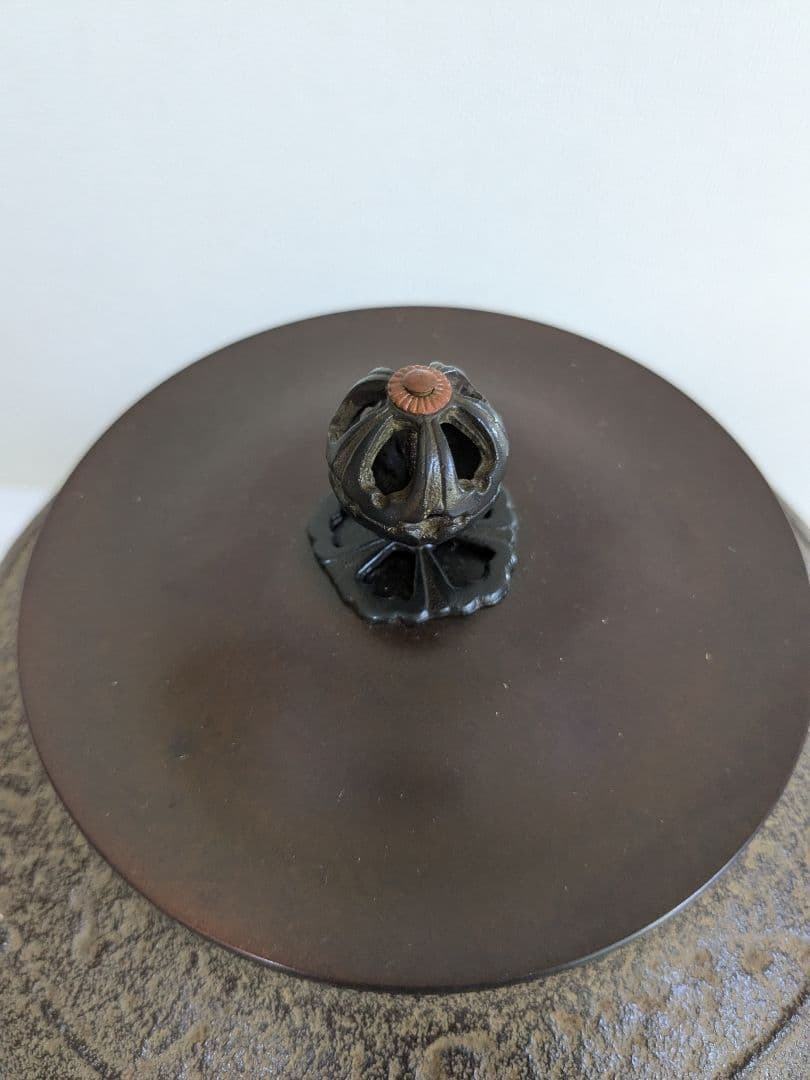 茶道具 野々田商店 電気風炉釜 政光 茶釜 共箱付き