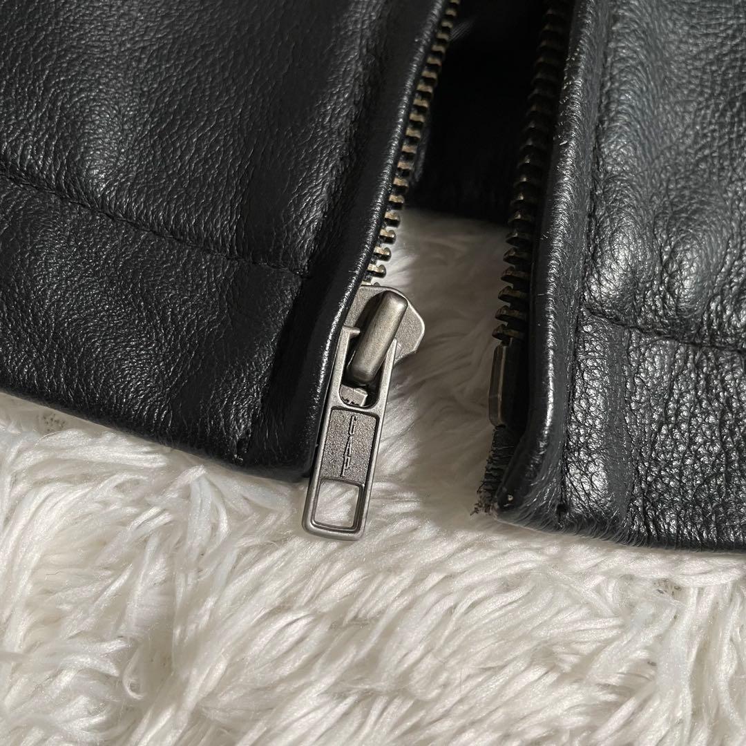 オールドギャップ レザージャケット 襟付き キルティング