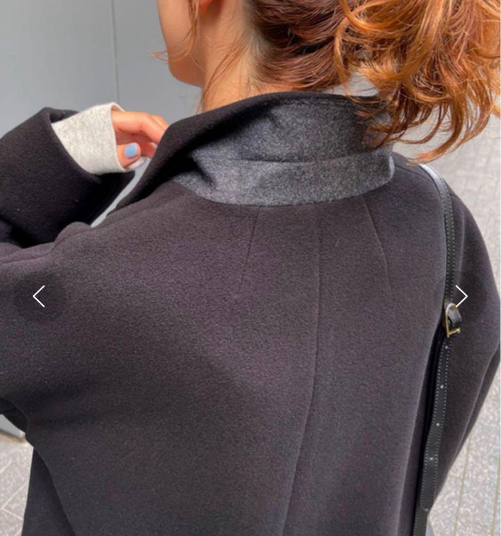 Spick and Span W/Nyモッサジャケットライクコート