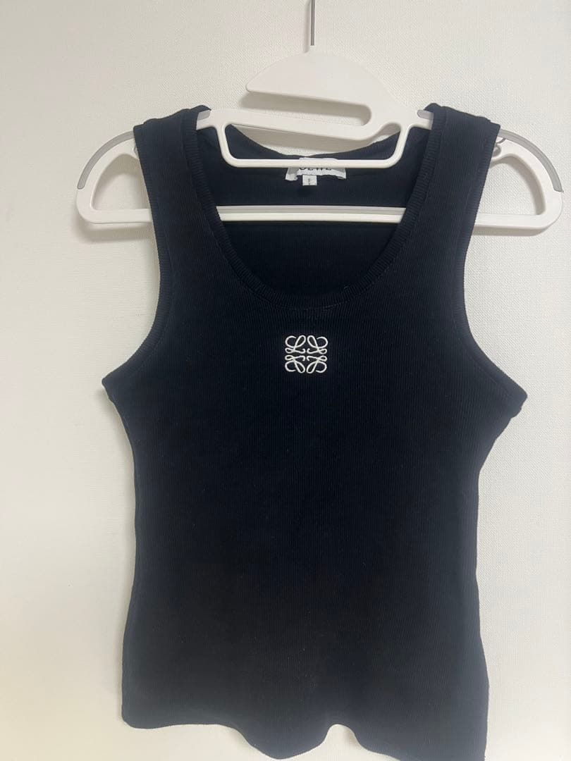 LOEWE ブラック タンクトップ