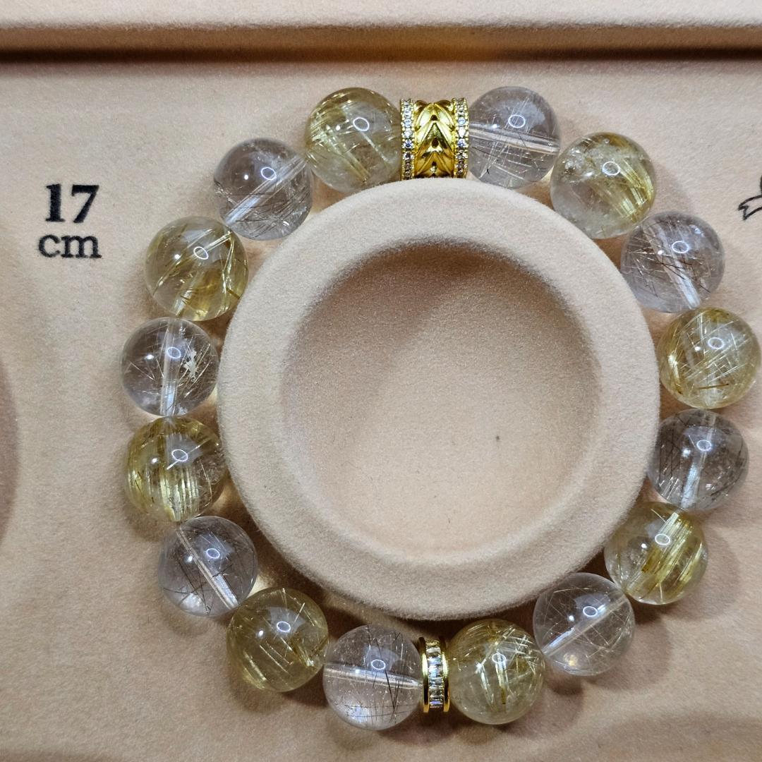 恋桜子様【お取り置き品】ゴールドルチル シルバールチル ブレスレット