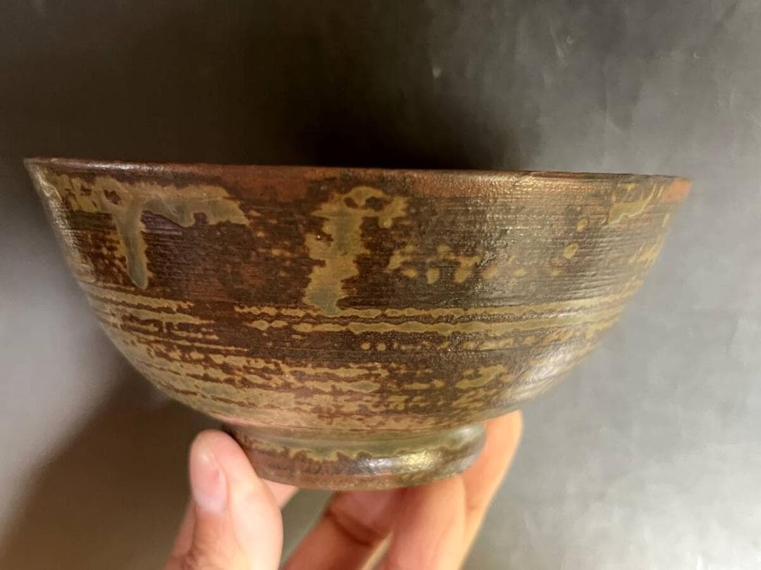 茶碗■朝鮮 青磁 深源作 古いお茶道具 古美術 時代物 骨董品■