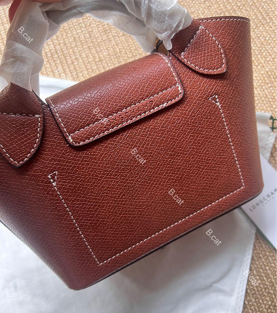 新シーズンLongchampエピュレ テクスチャードレザーミニバッhld