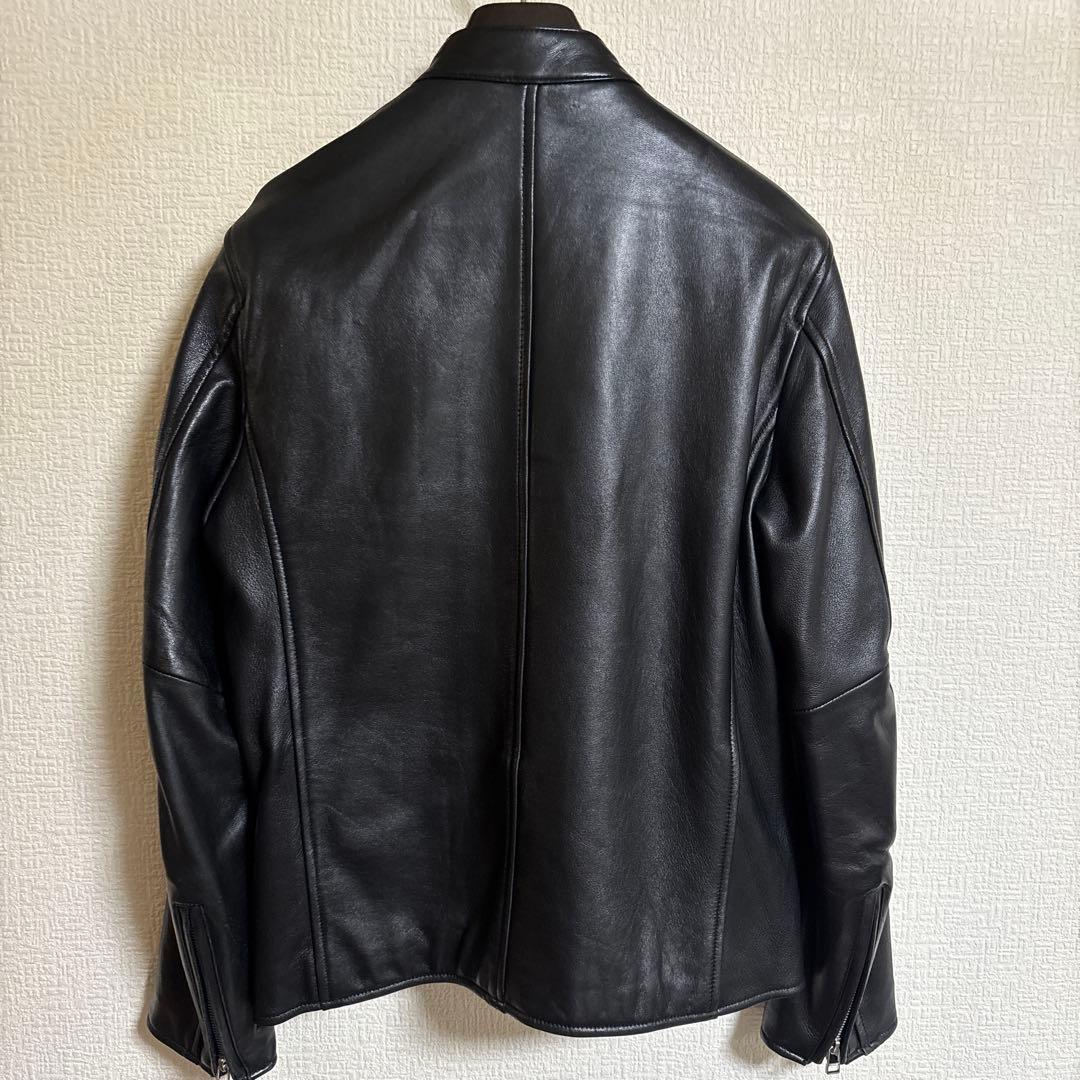 SHIPS ライダース 革ジャン ラムレザー