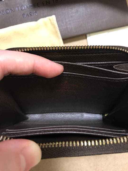 ルイヴィトン　Louis Vuitton ジッピー・ パース　ダミエ