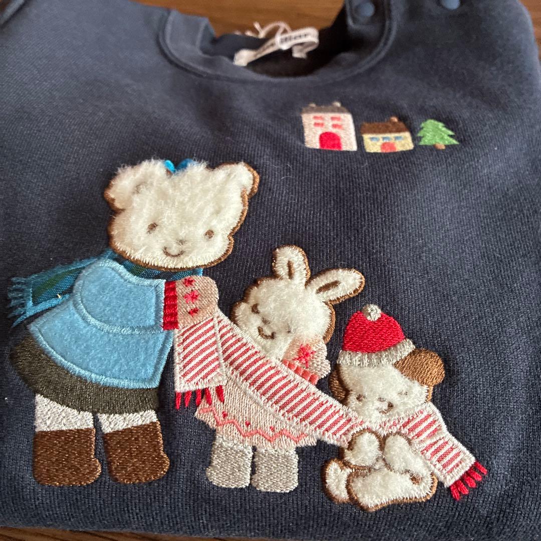 らら！未使用タグ付♡ファミリア・リアちゃんトレーナー　100センチ