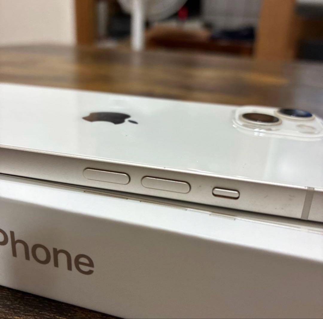 iPhone 13 Starlight 128GB 本体 ホワイト81%