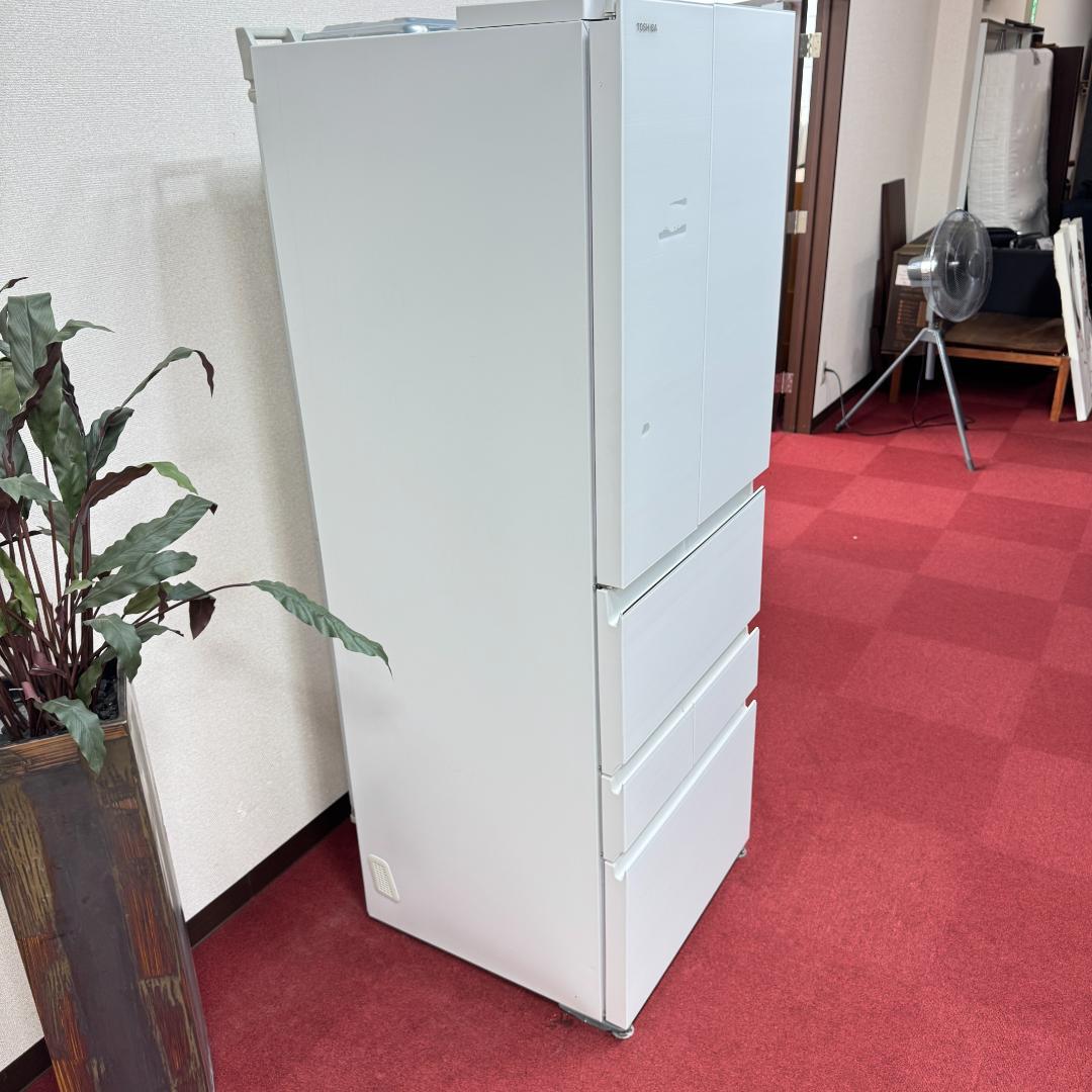 東京23区送料無料　美品東芝6ドア冷蔵庫2022年製507L　洗浄/除菌済み