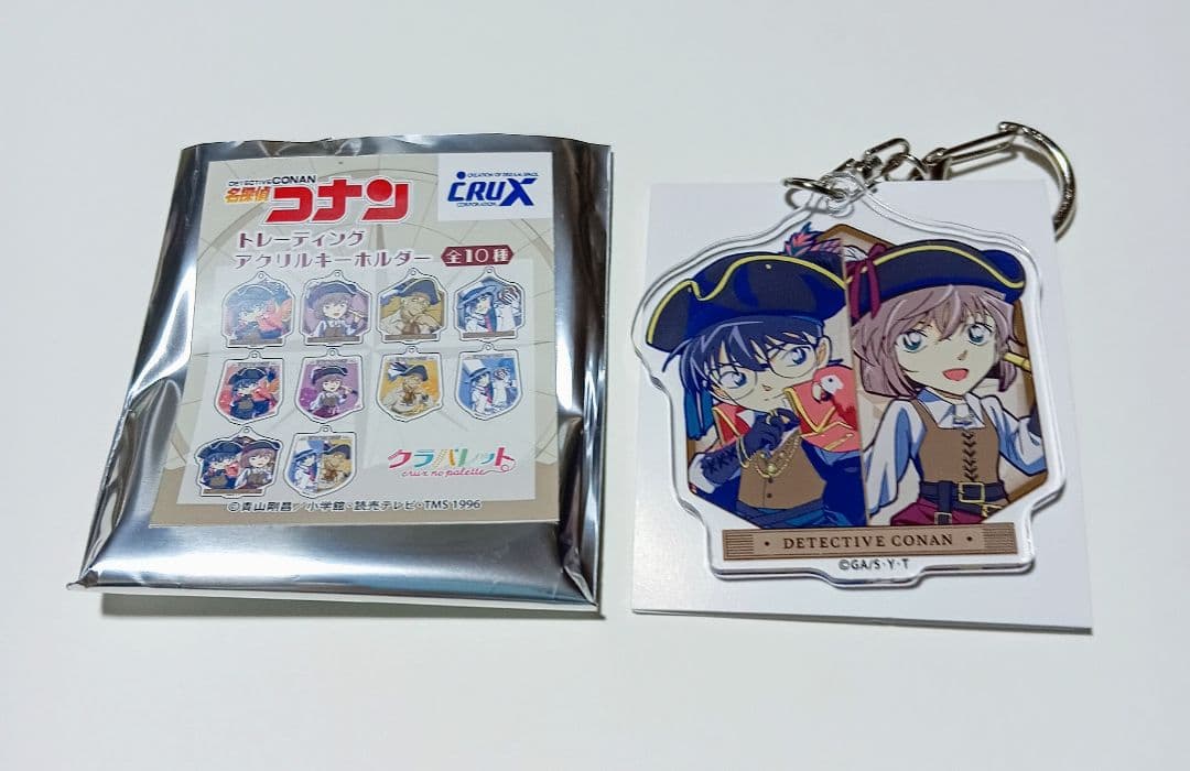 キッド&コナン 哀&コナン クラパレット 船乗りアクキー&カード 3点セット