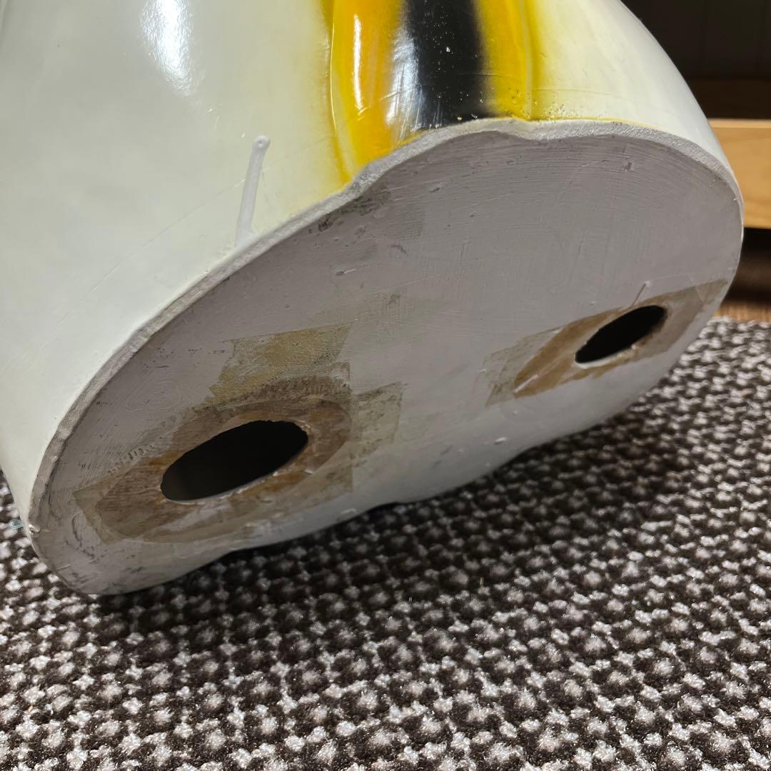 陶器製 縁起担ぎに❣️招き猫 幸運を呼ぶ置物　常滑焼　BIGサイズ　左手上げ