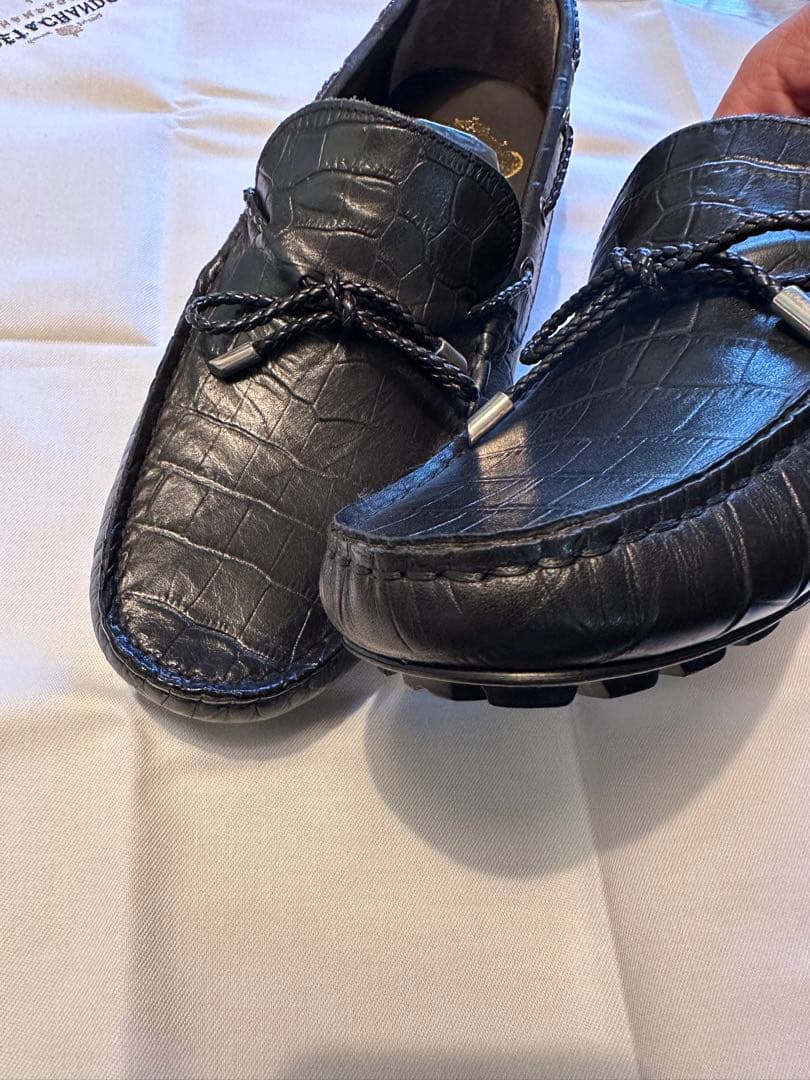専用品オロビアンコ　クロコダイル風 モカシン 42