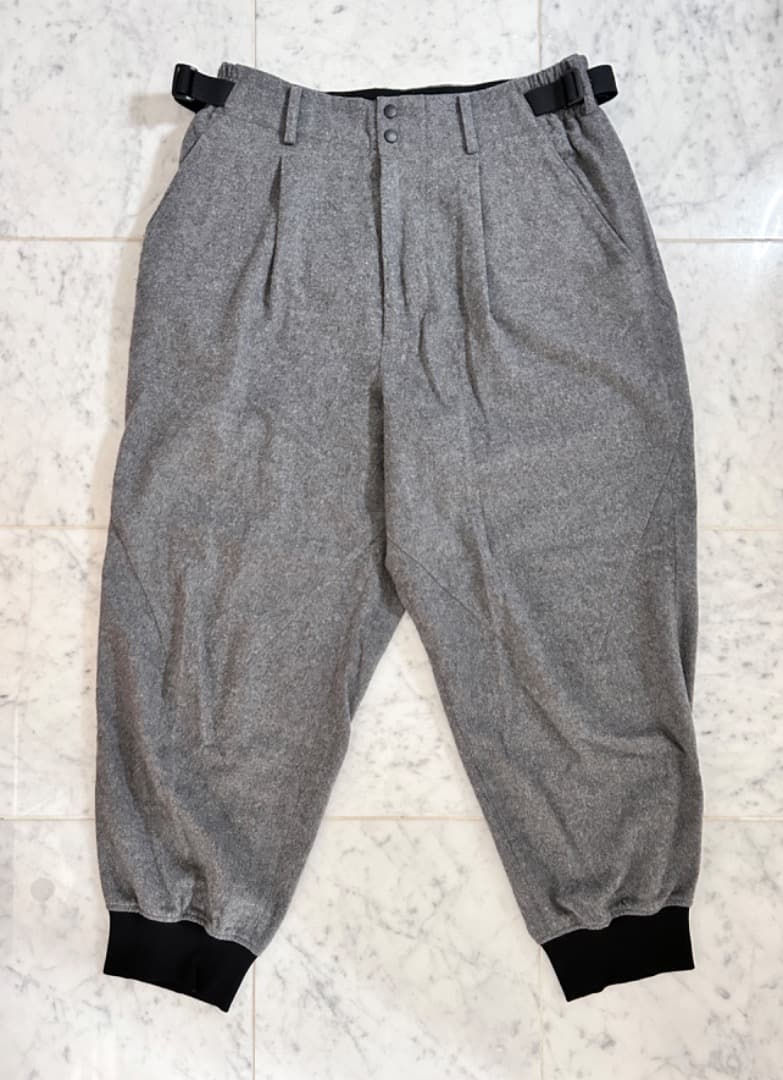 Y-3. フランネル カフパンツ