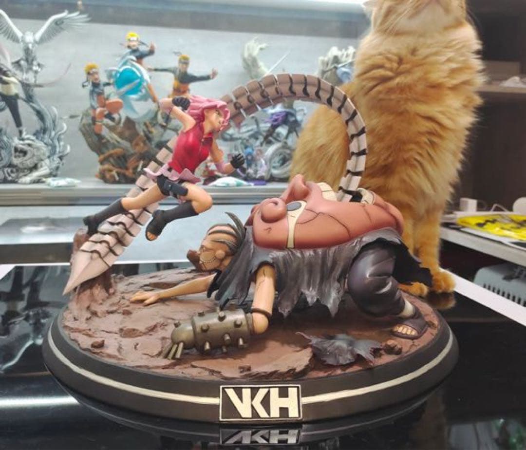 ナルト 春野サクラ VS サソリ ガレージキット ガレキ スタチュー①