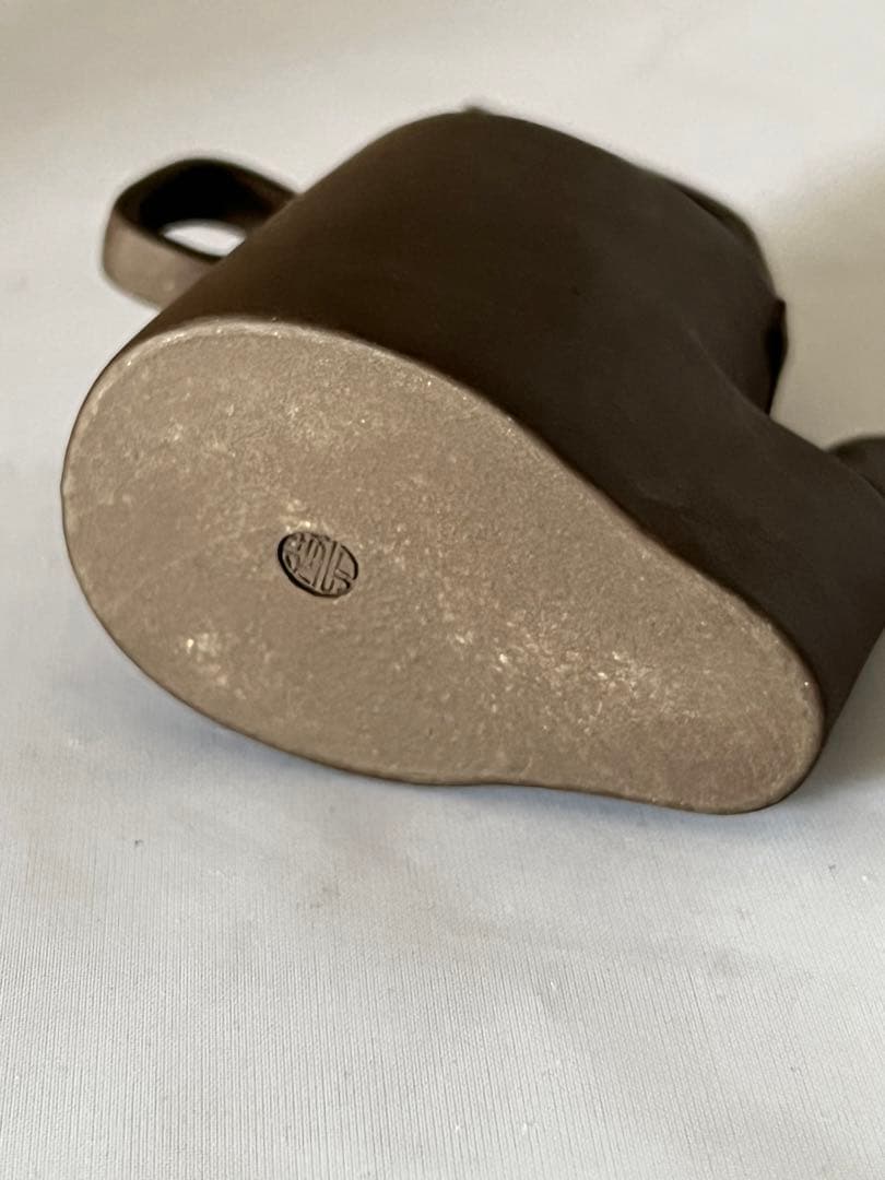 中国紫砂壺　茶道具　急須と紫檀台セット