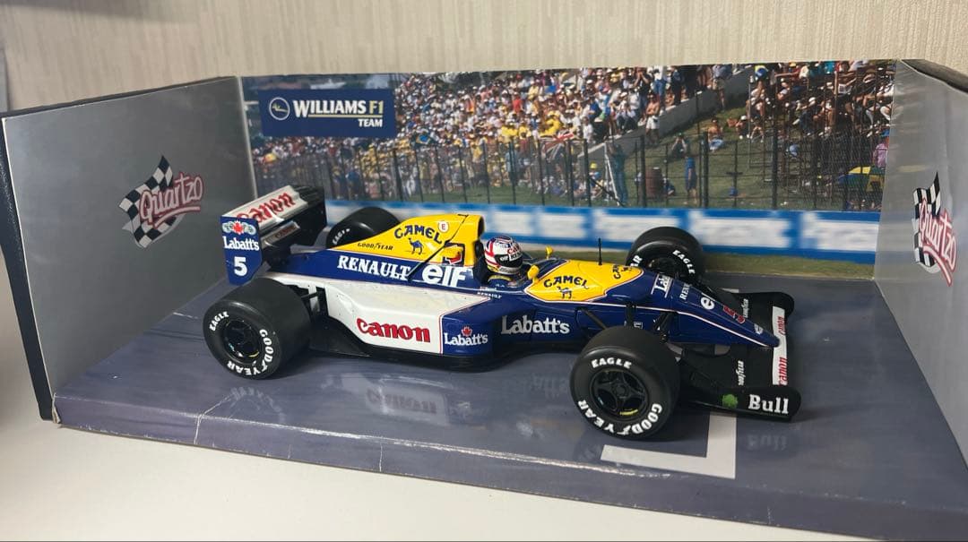 カルツォ 1/18 F1 ウィリアムズ FW14B N.マンセル CAMEL