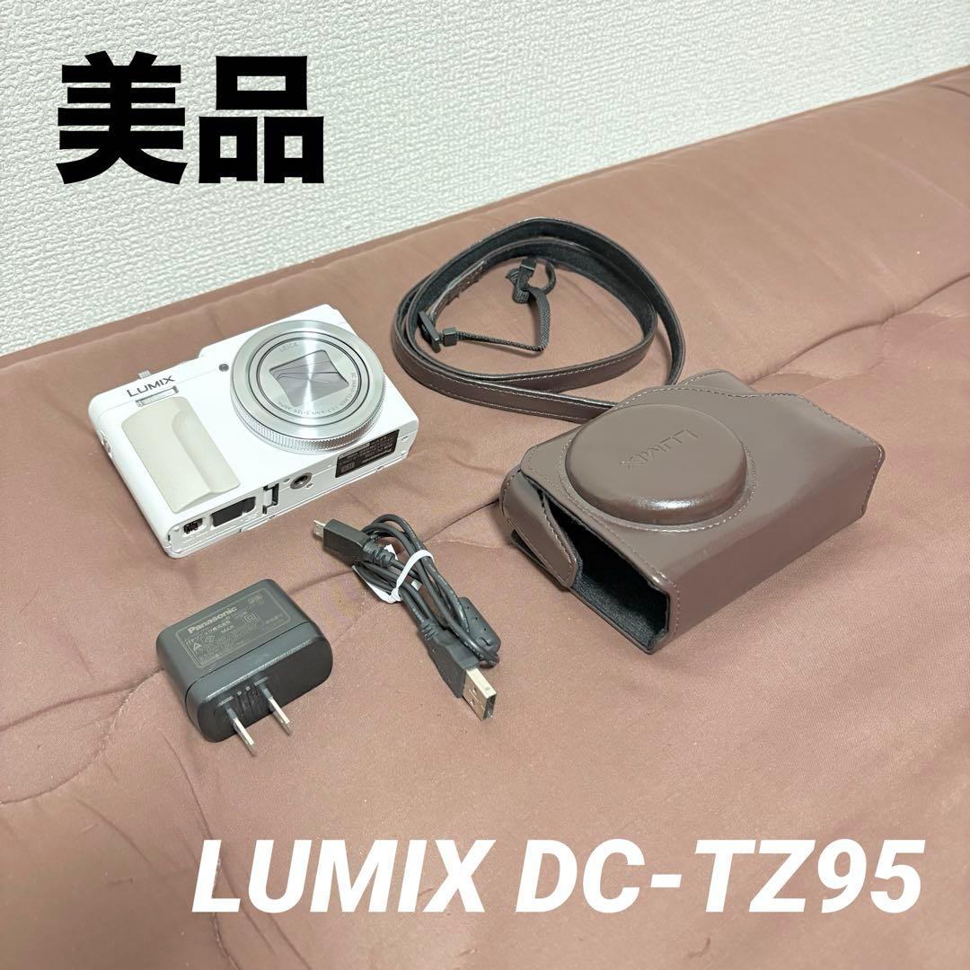 【美品】Panasonic★DC-TZ95★LUMIX★ホワイト★4K★