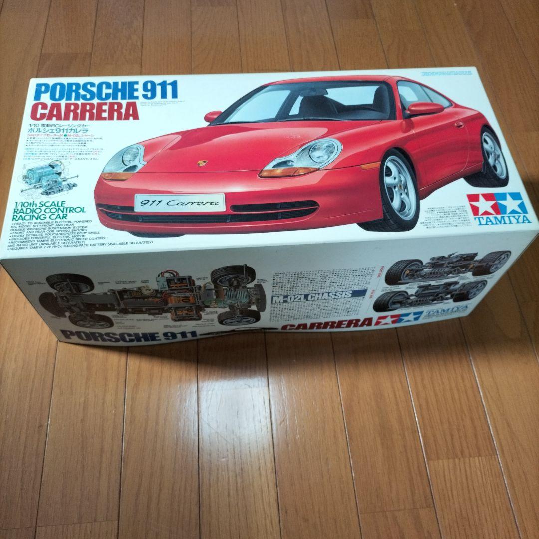 【値下げ】タミヤ　1/10 ポルシェ911 カレラ M-02Lシャーシ