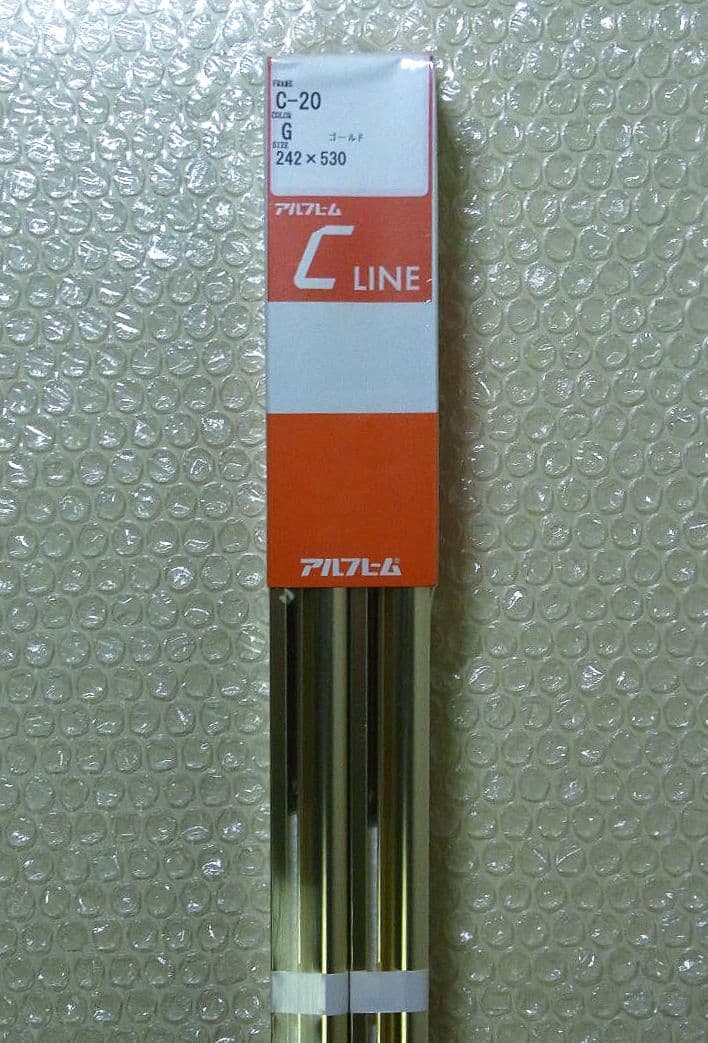 【お得！新品・未使用】仮額２点 M10号ゴールド　パネル　アクリル板　6点セット