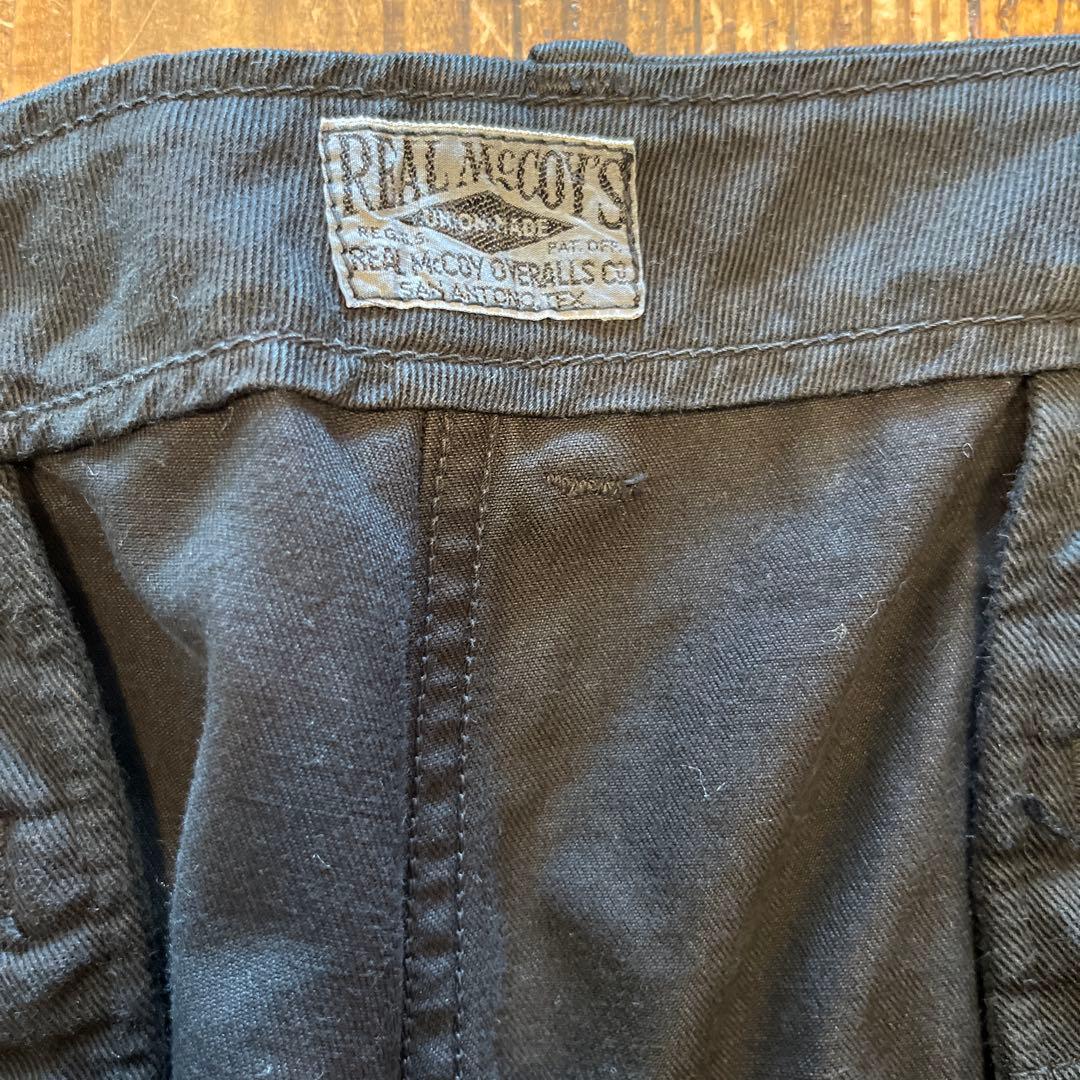 【新品同様】ザ　リアル　マッコイズ ブラック チノパン Mサイズ相当