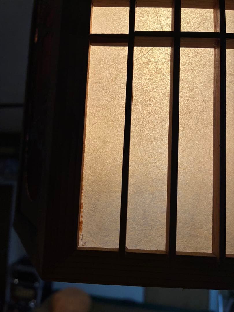 和風 六角形 ペンダントライト 昭和 レトロ