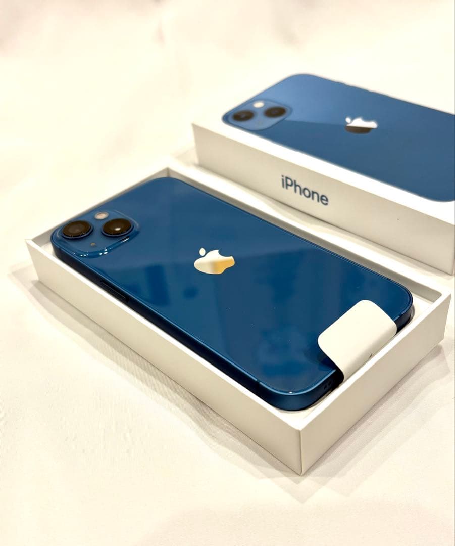 iPhone 13 512GB SIMフリー バッテリー92% 付属品ケース付き