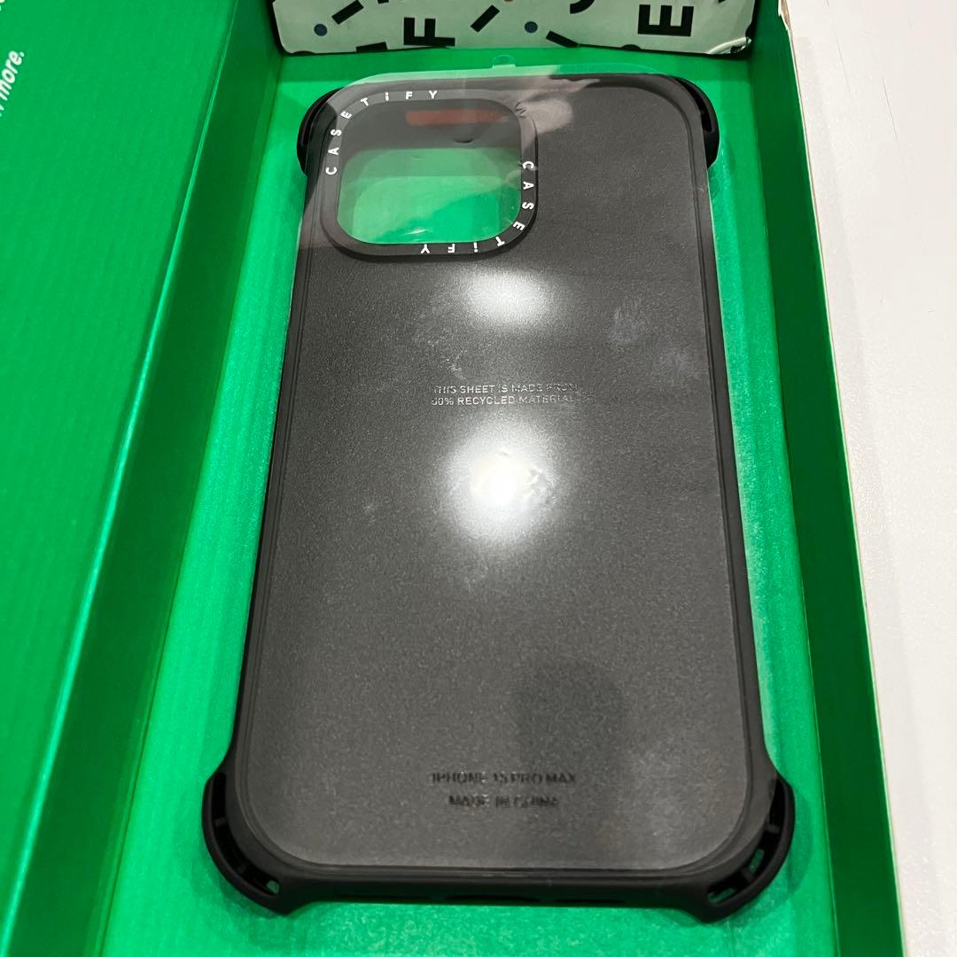 CASETiFY　ケース MagSafe対応　iPhone15pro max　黒