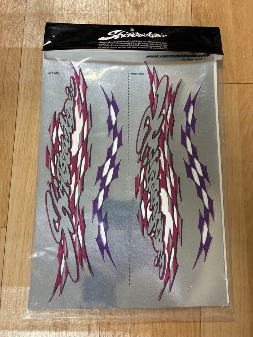 ラジコンステッカー　shirts選手仕様