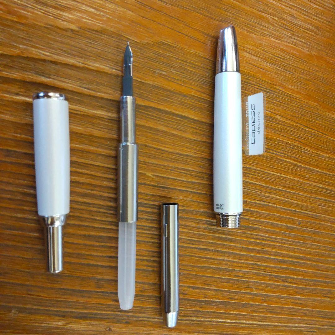 パイロット　万年筆　キャップレス FCT-15SR-PWF 細字 パールホワイト